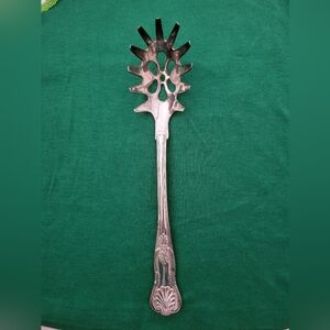 Sheffield MCM Mid Century Modern Silverplate Pasta Server